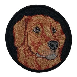 Golden Retriever Black Coaster