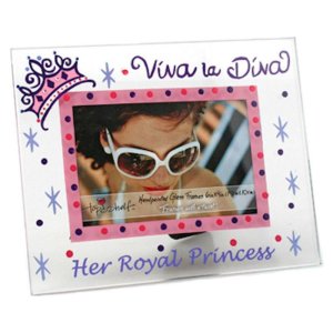 Top Shelf Diva Glass Picture Frame