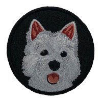 West Highland Terrier Black Coaster