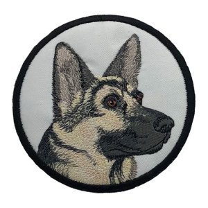 German Shepherd White Coaster