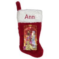 Nativity Wisemen Personalized Red Stocking Nativity Wisemen Personalized Red Stocking