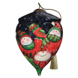 Ne'Qwa Art Welcome Snowmen Ornament