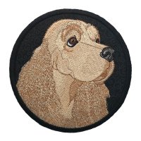 English Cocker Spaniel Black Coaster