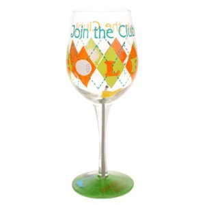 Top Shelf Join the Club Wine Glass