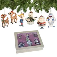 Jim Shore Rudolph the Red-nosed Reindeer 3.5-inch Ornament Set
