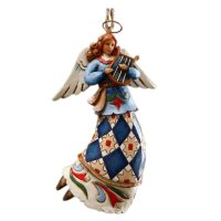 Jim Shore Angel Playing Harp Ornament