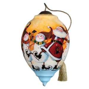 Ne'Qwa Art Jolly Skaters Ornament