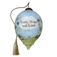 Ne'Qwa Art Faith, Hope and Love Ornament
