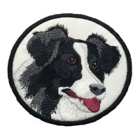 Border Collie White Coaster