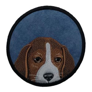 Go Fetch Beagle Puppy Blue Coaster