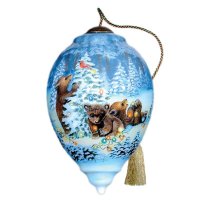 Ne'Qwa Art Playful Bears Ornament