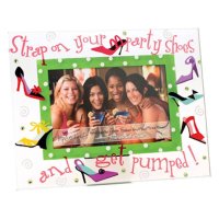 Top Shelf Strap On Your Party Shoes Glass Picture Frame