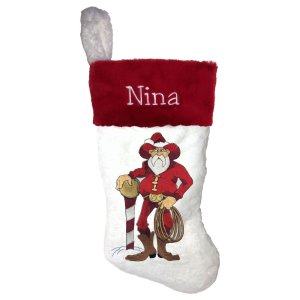 Cowboy Santa Personalized Christmas Stocking