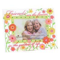 Top Shelf Friends are Like Flowers Glass Picture Frame