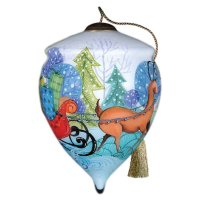 Ne'Qwa Art Sleigh Full of Gifts Ornament