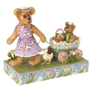 Boyds Mamma Bearsdale with Petey Easter Figurine