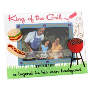 Top Shelf King of the Grill Glass Picture Frame