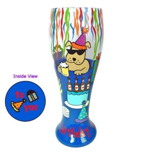 Top Shelf Big Dog Birthday Pint Glass