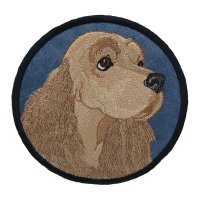 English Cocker Spaniel Blue Coaster