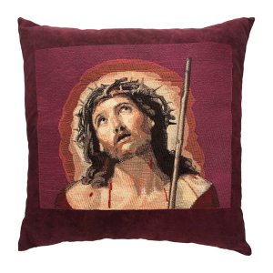 The Passion of Christ Embroidered Throw Pillow