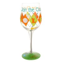 Top Shelf Join the Club Wine Glass