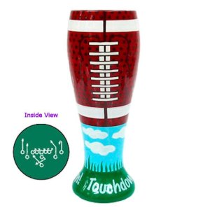 Top Shelf Touchdown Football Pint Glass