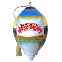 Ne'Qwa Art University of Wisconsin Ornament