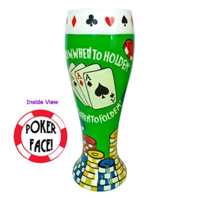 Top Shelf Know When to Holdem Pint Glass