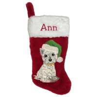 Westie Personalized Christmas Stocking