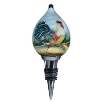 Ne'Qwa Art Vineyard Rooster Bottle Stopper