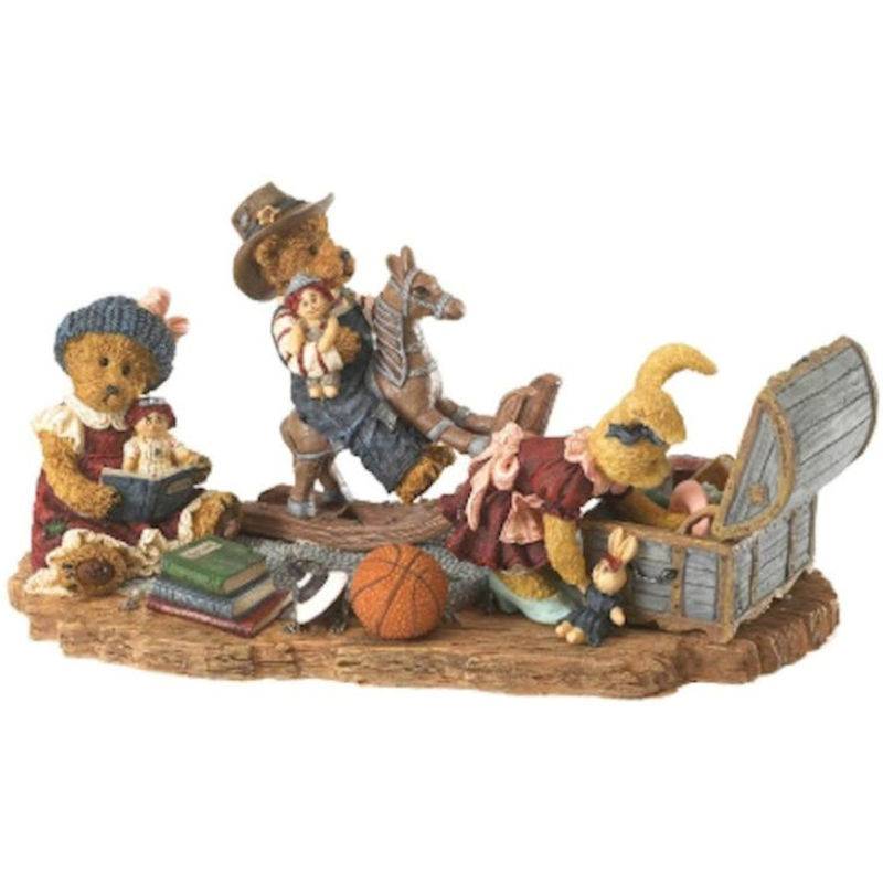 Boyds Matthew Emily and Bailey Attic Treasures Figurine - Click Image to Close