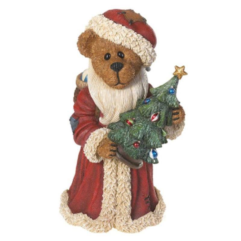 Boyds Ol Saint Nick Bearstone Figurine