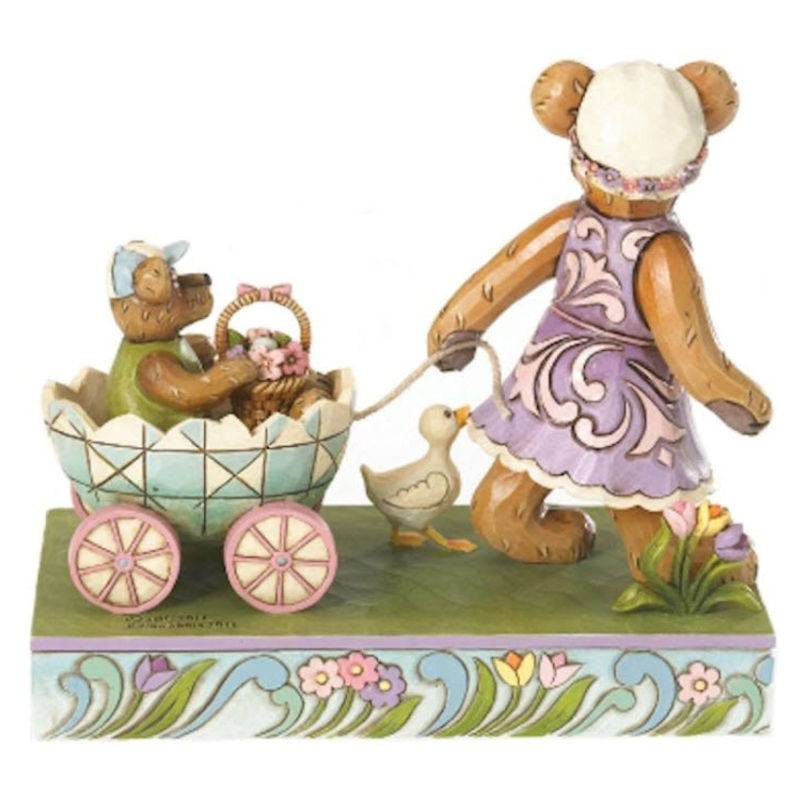 Boyds Mamma Bearsdale with Petey Easter Figurine - Click Image to Close