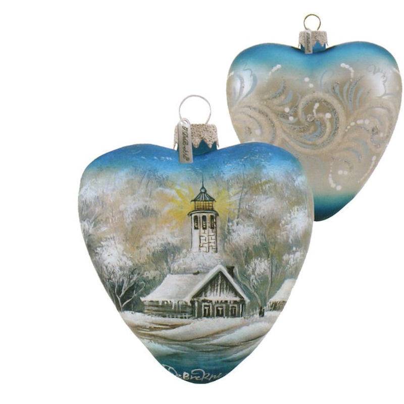G DeBrekht Harbor Light Glass Ornament - Click Image to Close