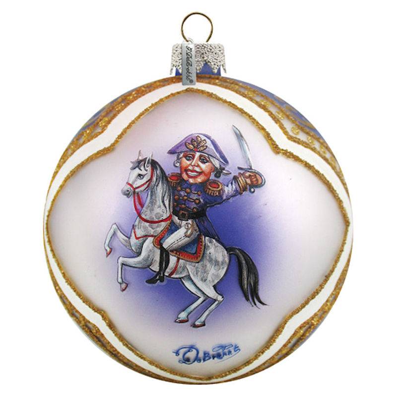 G DeBrekht Nutcracker Cavalier Glass Ornament - Click Image to Close