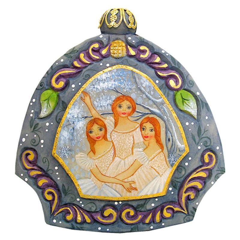G DeBrekht Nutcracker Fairy Girls Derevo Resin Ornament - Click Image to Close