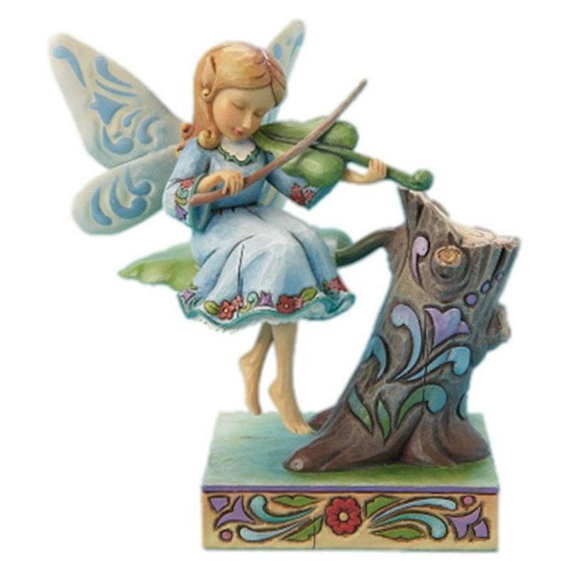 Jim Shore Harmony Musician Fairy Figurine - Click Image to Close