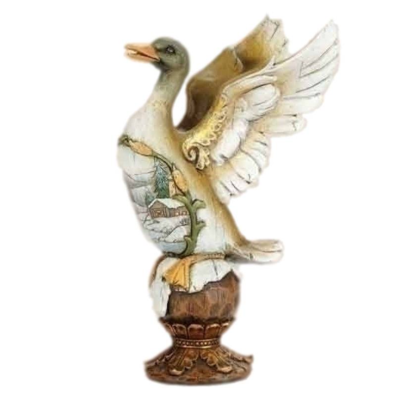 Josephs Studio Duck on Base Figurine - Click Image to Close