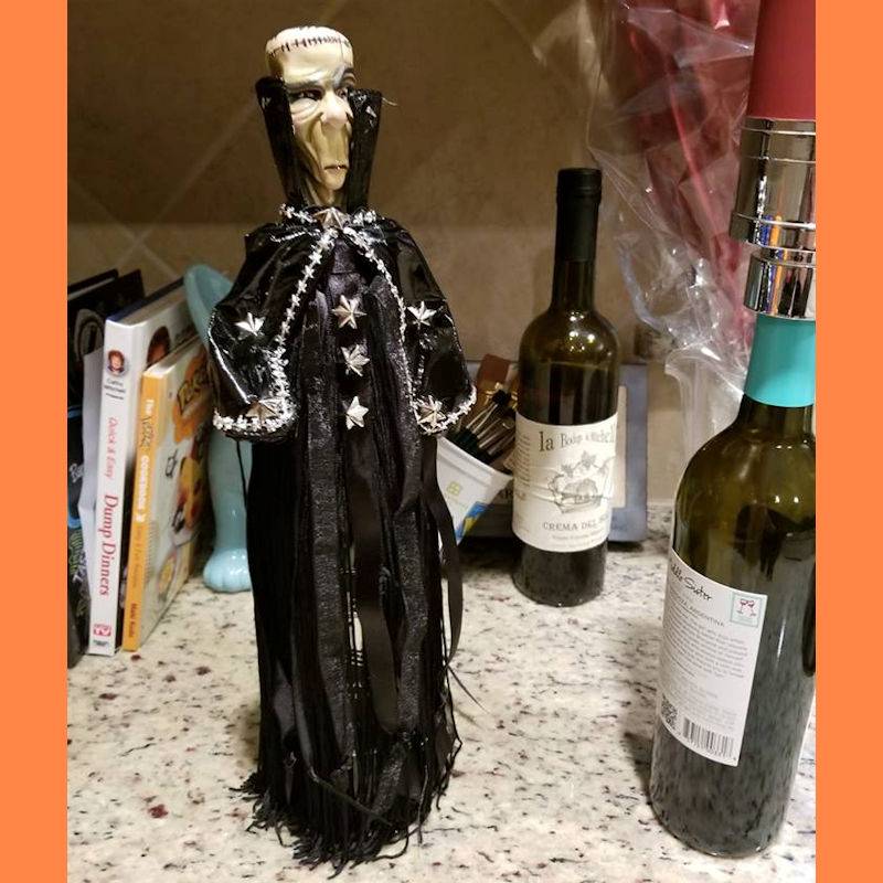 Katherines Collection Monster Wine Bottle Cover - Click Image to Close