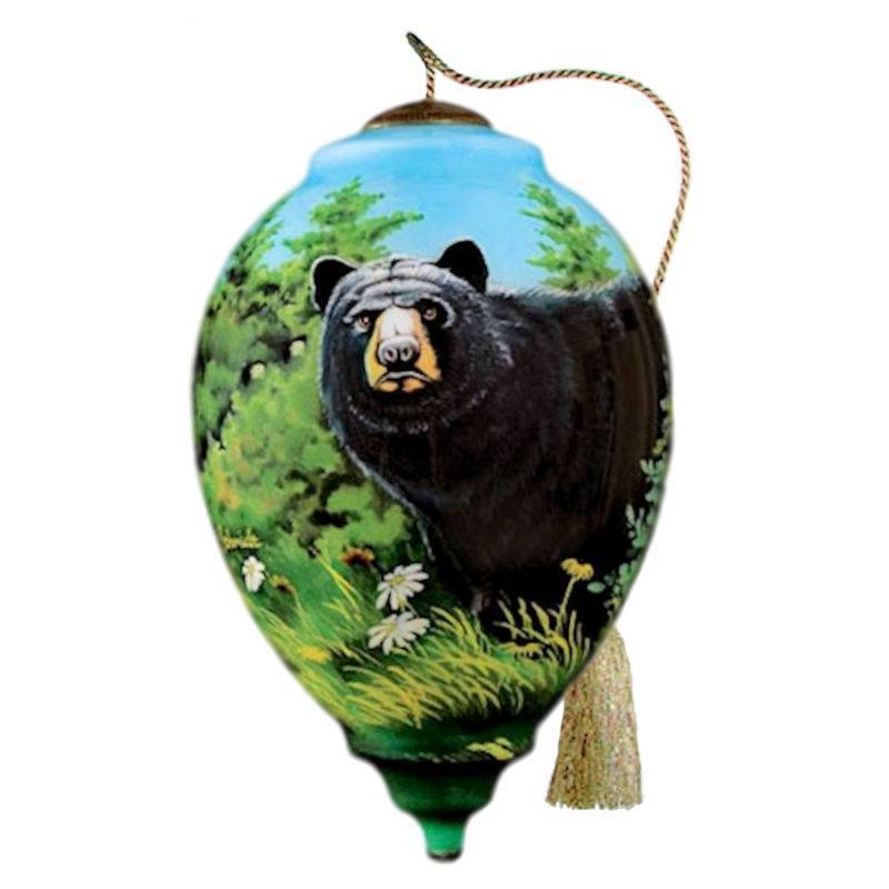 Ne'Qwa Art Black Bear Ornament - Click Image to Close