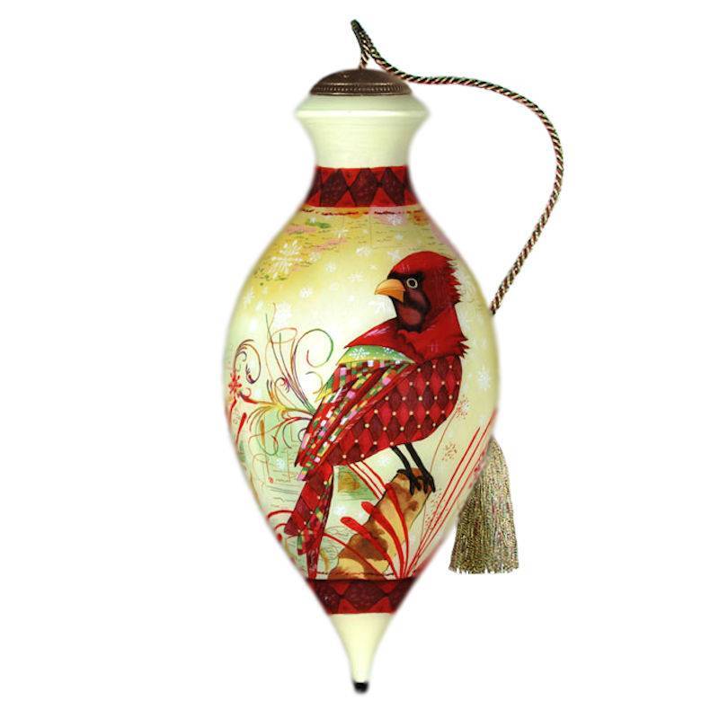 Ne'Qwa Art Holiday Cardinals Ornament - Click Image to Close