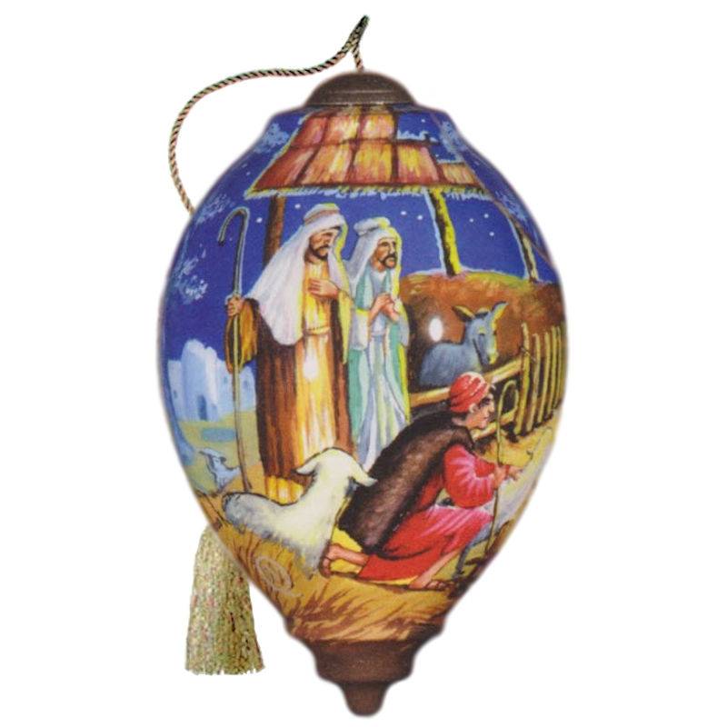 Ne'Qwa Art In a Stable Ornament - Click Image to Close