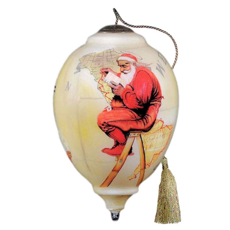 Ne'Qwa Art Making a List Ornament - Click Image to Close