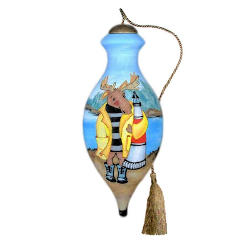 Ne'Qwa Art Moose Harbor Ornament