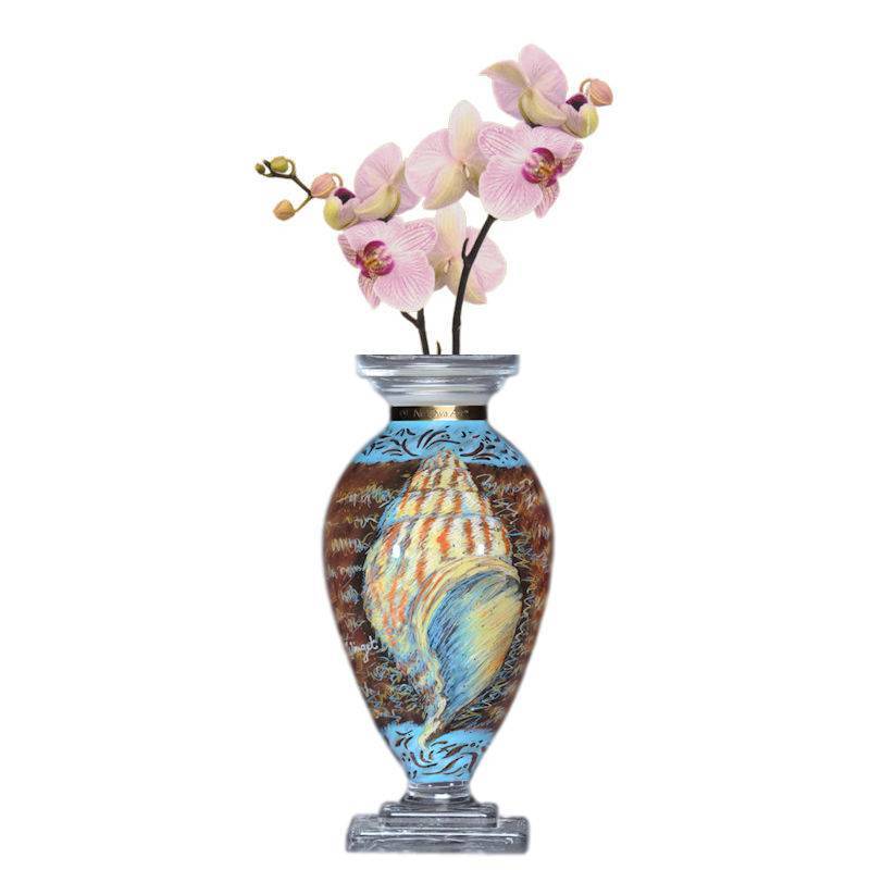 Ne'Qwa Art Shells Vase - Click Image to Close