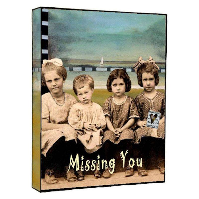 Pigeon In Our Parlour Missing You Wall Plaque - Click Image to Close