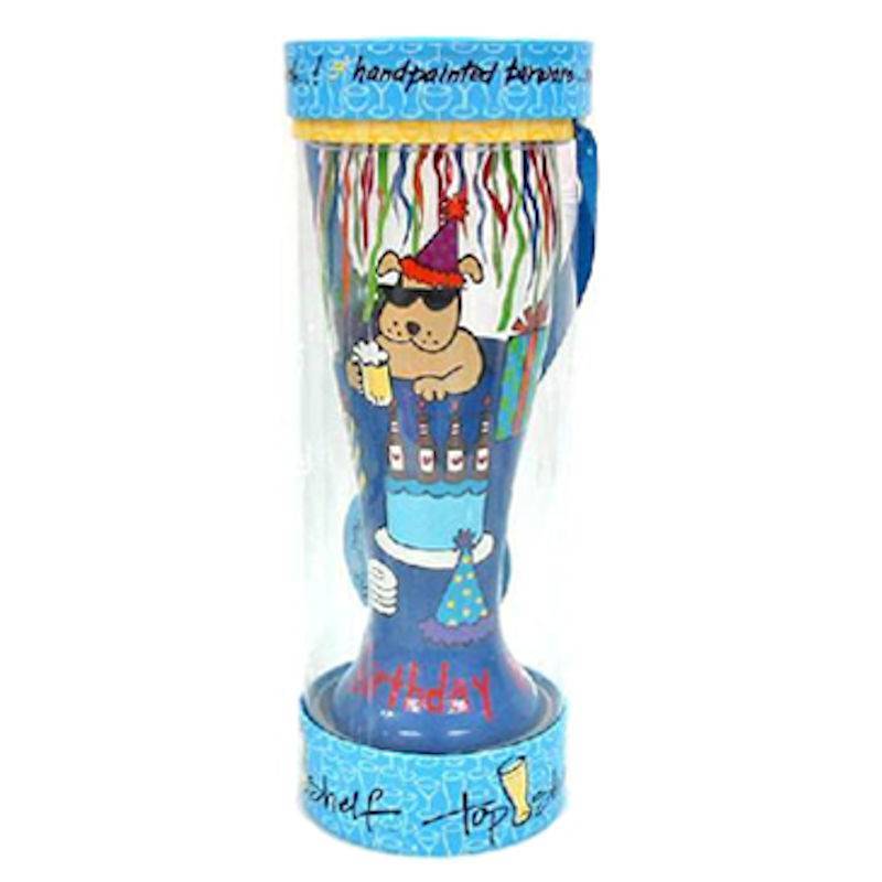 Top Shelf Big Dog Birthday Pint Glass - Click Image to Close