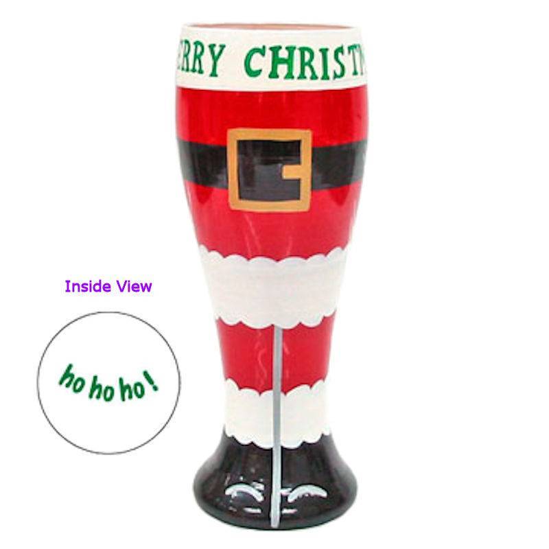 Top Shelf Merry Christmas Pint Glass - Click Image to Close