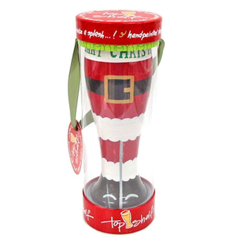 Top Shelf Merry Christmas Pint Glass - Click Image to Close